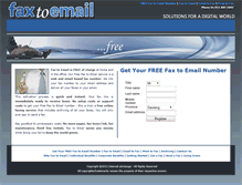 Tablet Screenshot of faxtoemail.co.za